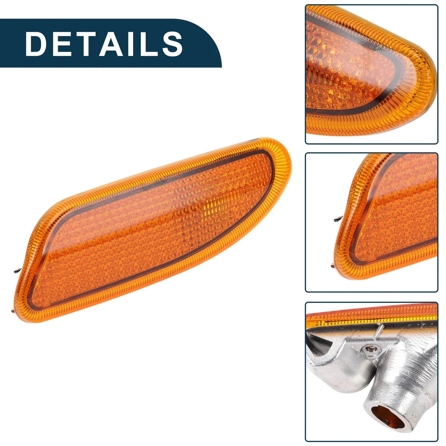 Left Front Bumper Side Marker Light Cover for Mercedes-Benz (2003-2009)