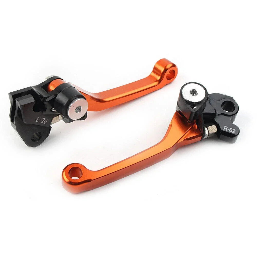 Brake Clutch Levers for Suzuki RMZ450 (2005-2022) - Orange