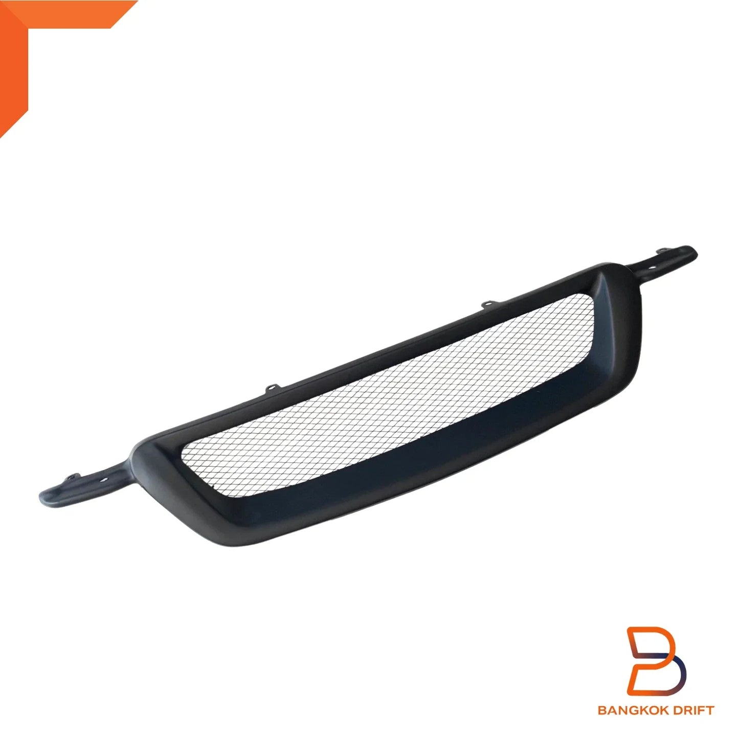 Matte Black Front Mesh Grille Garnish for Honda CR-V (2002-2006)