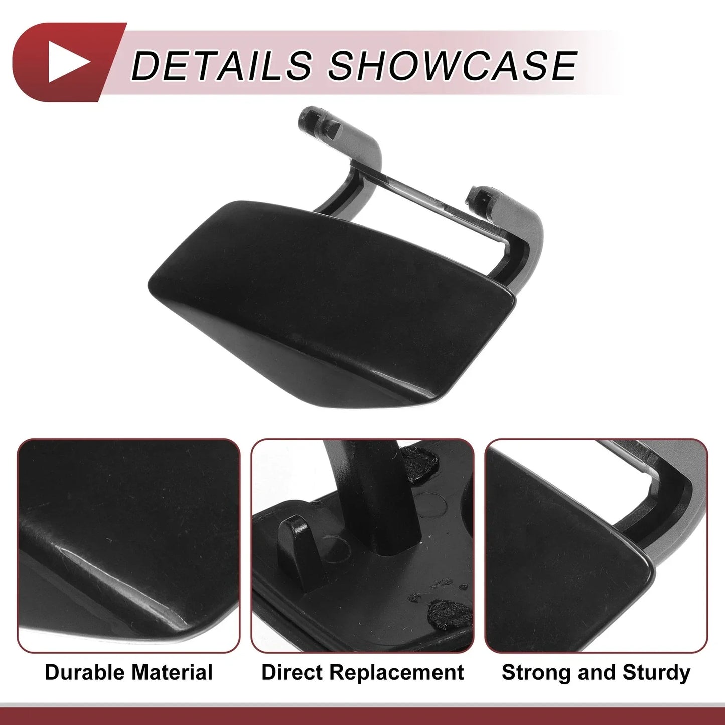 Front Left Washer Nozzle Cover for Mercedes-Benz CLA250 (2014-2019) Unpainted