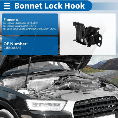 Hood Latch Assembly for Dodge Challenger (2011-2015) - 1 x Quality Parts