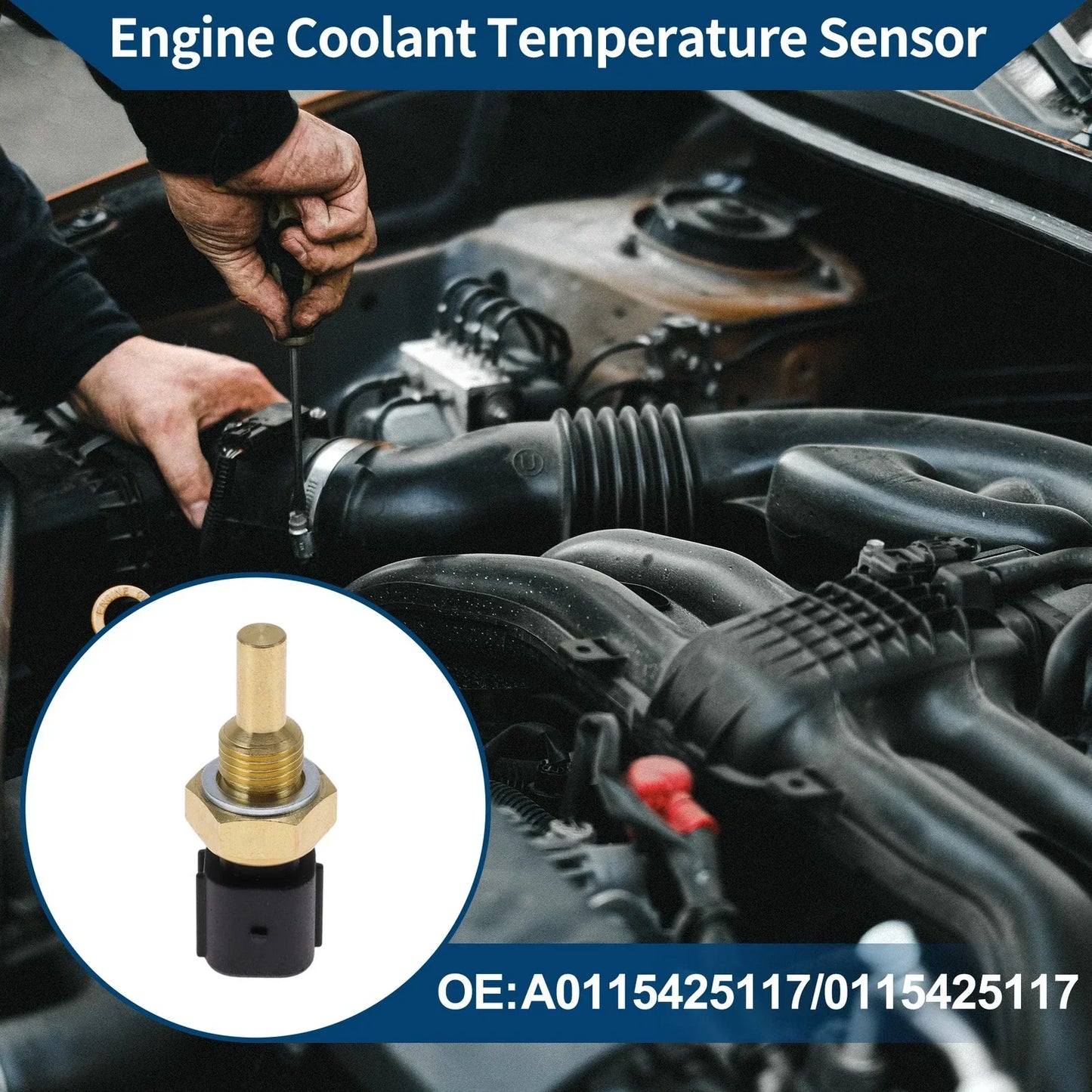 Engine Coolant Temperature Sensor for Mercedes-Benz SL600 (2002-2006)
