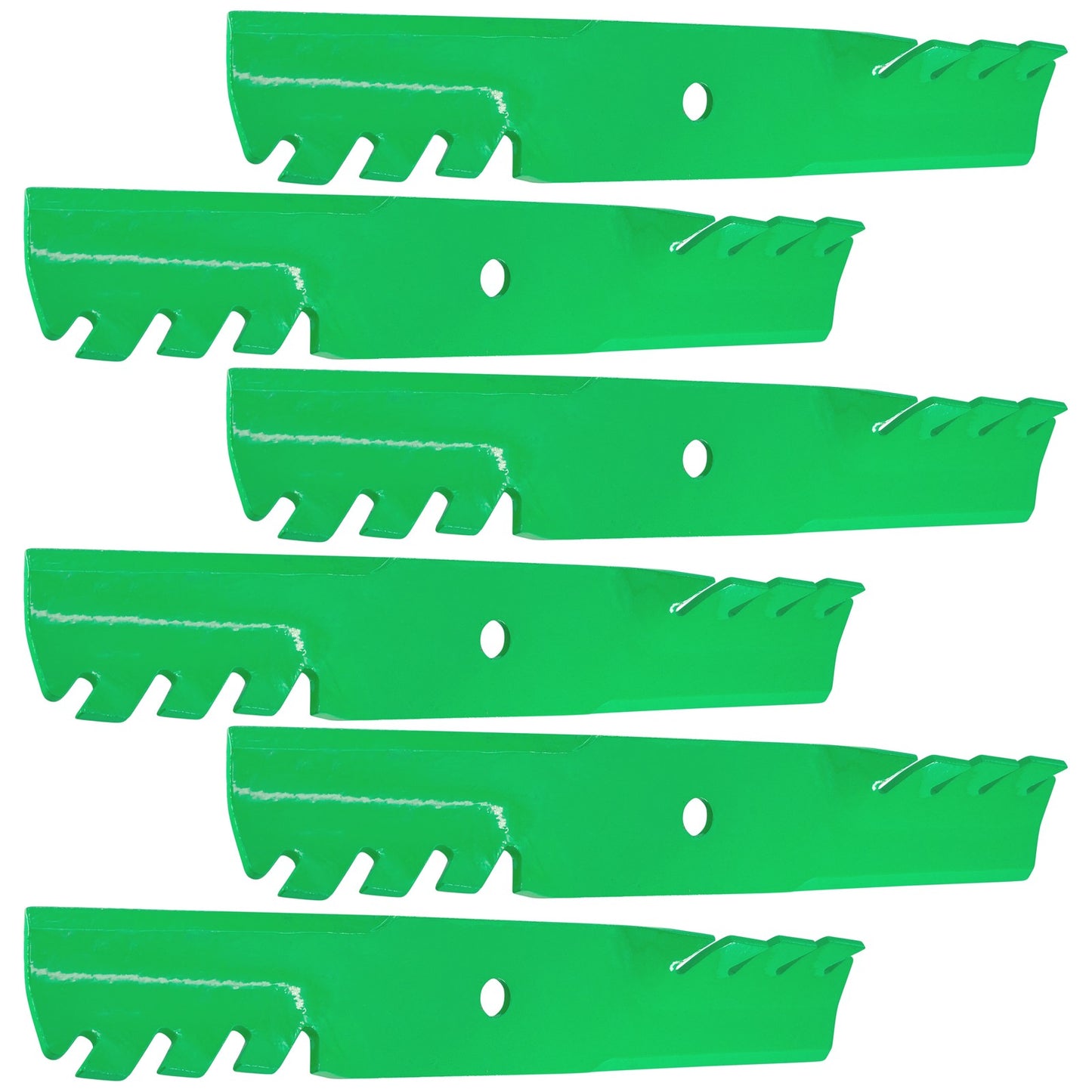 Deck Gator Toothed Blades for Bobcat CRZ XRZ Fastcat Pro (48 Inch)