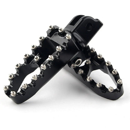 Wide Foot Pegs MX Style for Harley Sport Glide FLSB & Low Rider FXLR