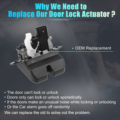 Rear Liftgate Door Lock Actuator Motor for Hyundai Tucson (2015-2021)