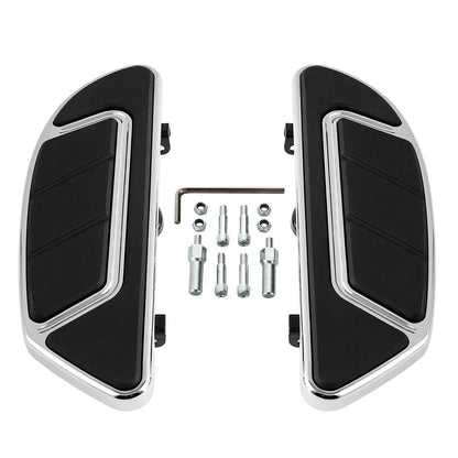 Chrome Driver Floorboards Footboards Bracket for Harley Road Glide (2014-2024)