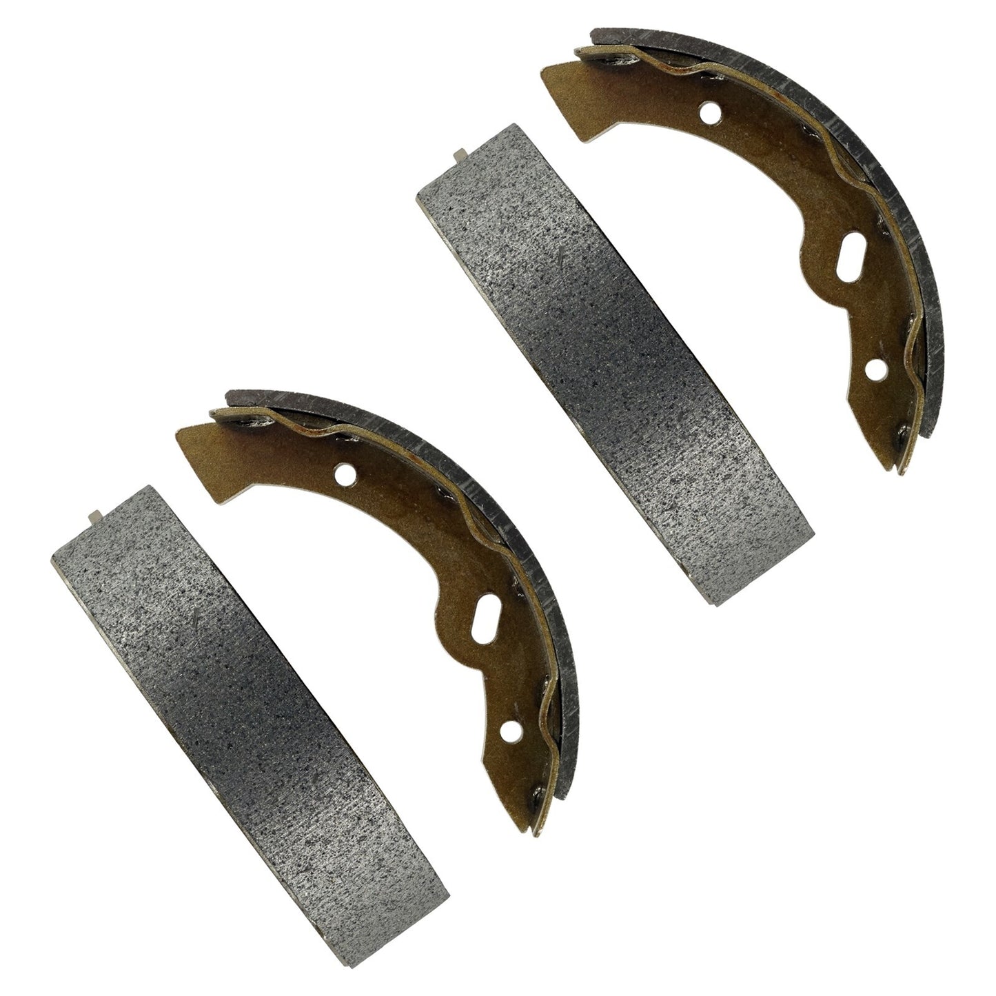 2 Set of Caltric Brake Shoes Replacement for EZGO TXT RXV (1997–Up)