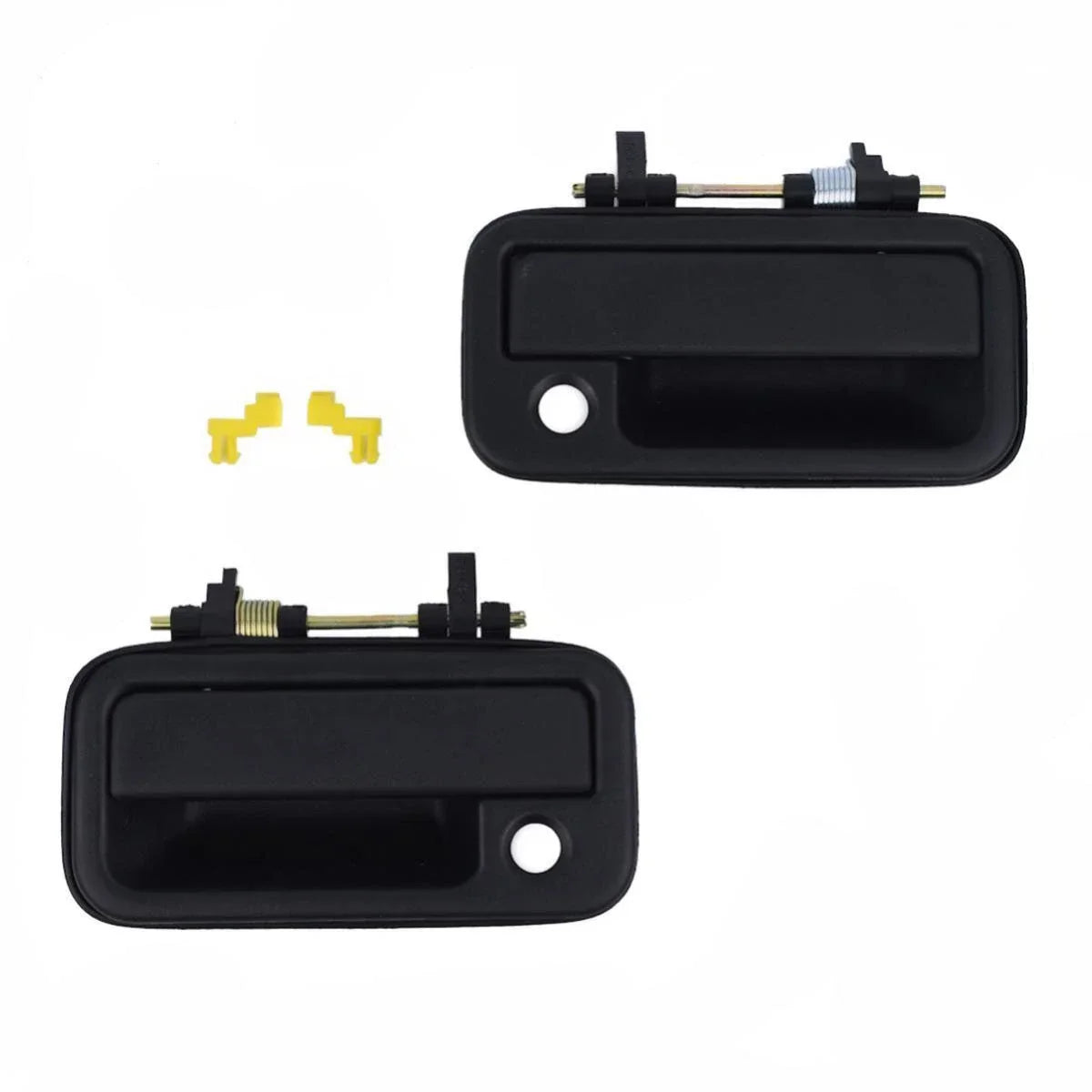 PAIR OUTER DOOR HANDLE BLACK FITS ISUZU TF TFR HOLDEN RODEO VAUXHALL BRAVA D05