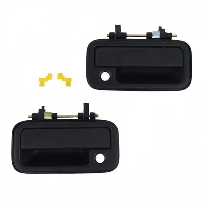 PAIR OUTER DOOR HANDLE BLACK FITS ISUZU TF TFR HOLDEN RODEO VAUXHALL BRAVA D05