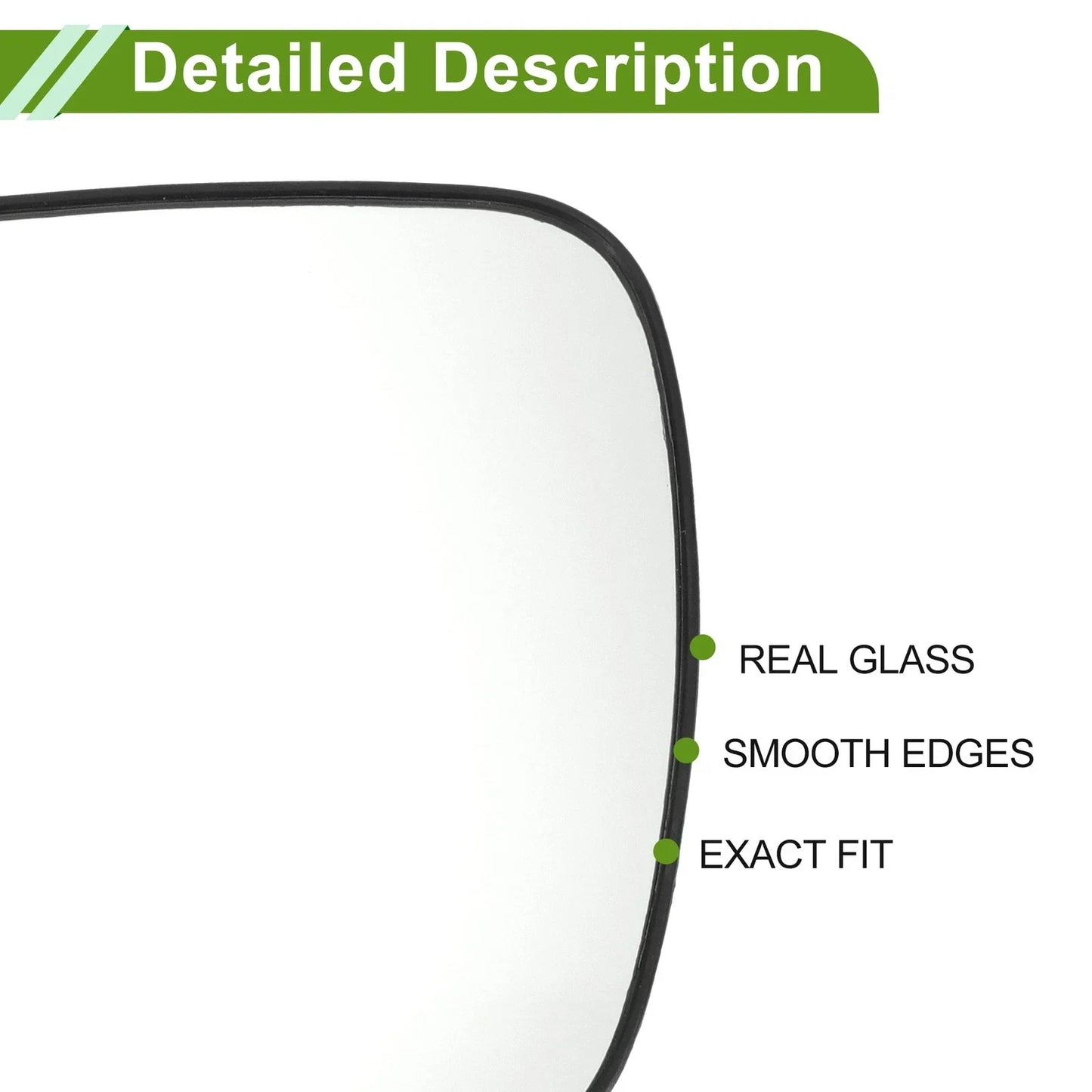 Left Side Mirror Glass for HYUNDAI I30 GD (2012-2017)