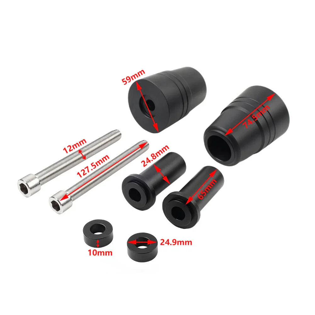 M12 Frame Sliders Anti Crash Guard for Yamaha MT07 FZ07 (2014-2023)