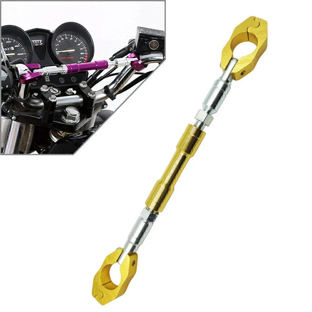 22mm ATV Bike Handlebar Balance Cross Bar Lever w/ Wrench - Gold