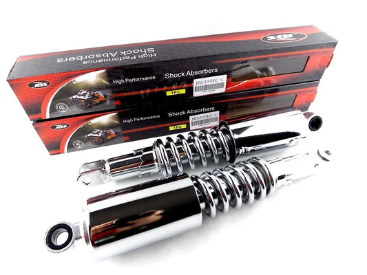 335mm Chrome Rear Shock Absorbers for Suzuki GSX1100 Katana