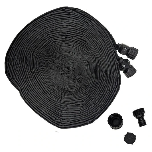15m 30m Flat Soaker Hose for Drip Irrigation Leak-Proof Sprinkler Hose