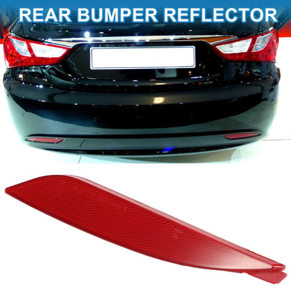 Rear Left Bumper Reflector for Hyundai Sonata (2011-2013) Red