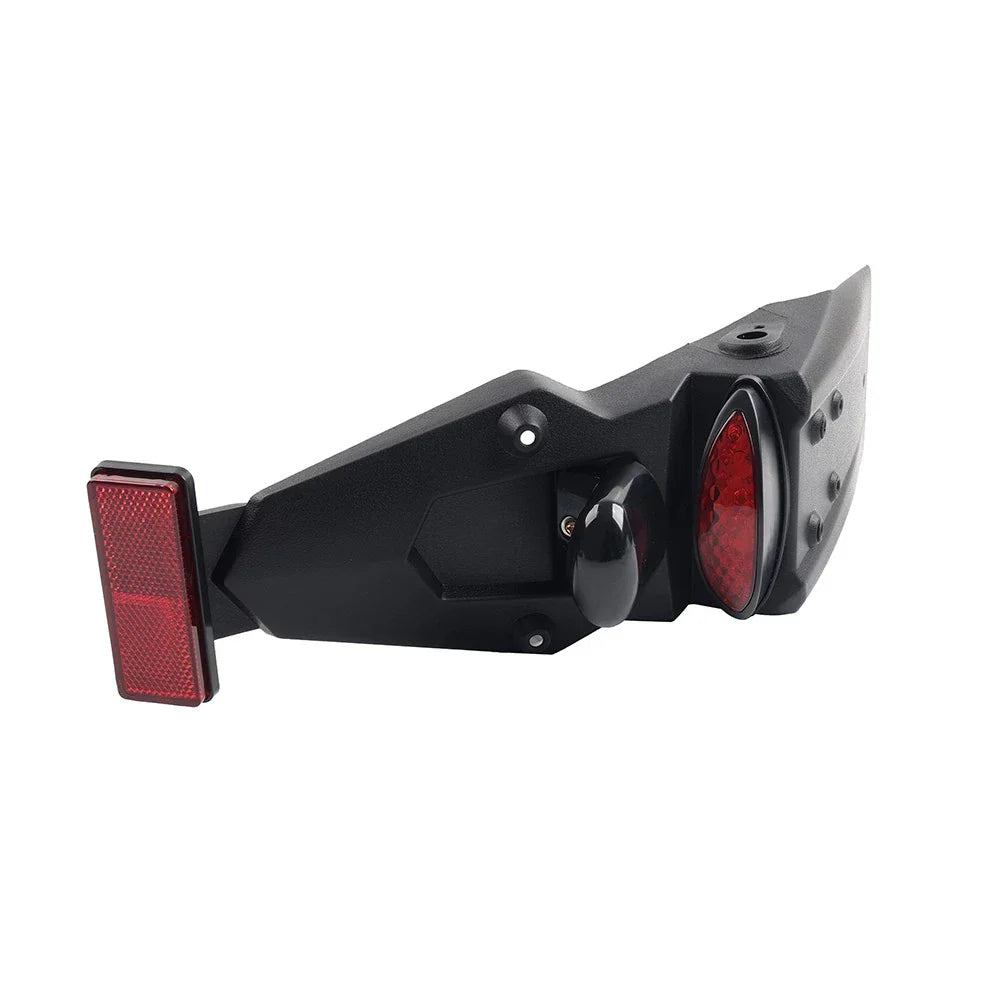 Rear License Plate Bracket for Motorcycle Universal Black Reflector Taillight