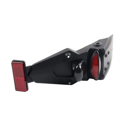 Rear License Plate Bracket for Motorcycle Universal Black Reflector Taillight