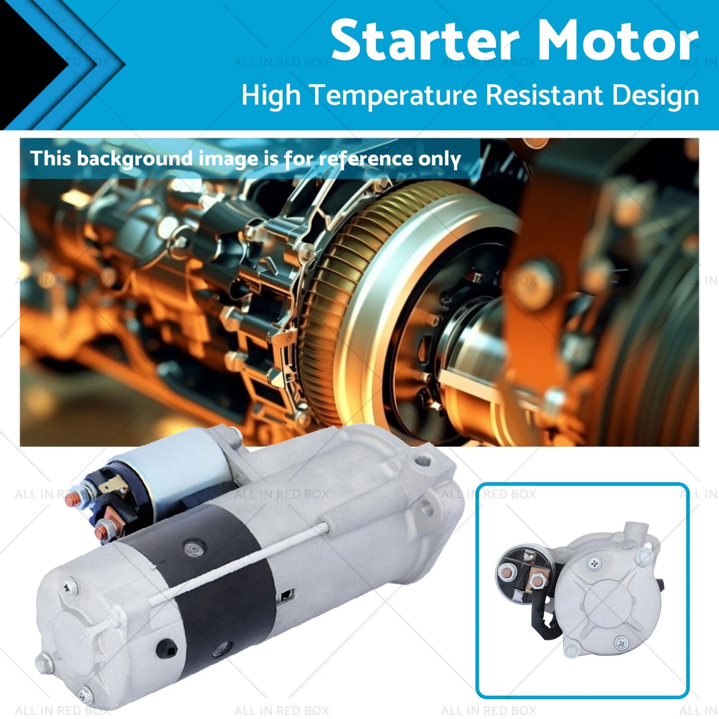 Starter Motor for Mitsubishi Triton Diesel 2.8L 4M40T, 3.2L 4M41 (1996-2015)