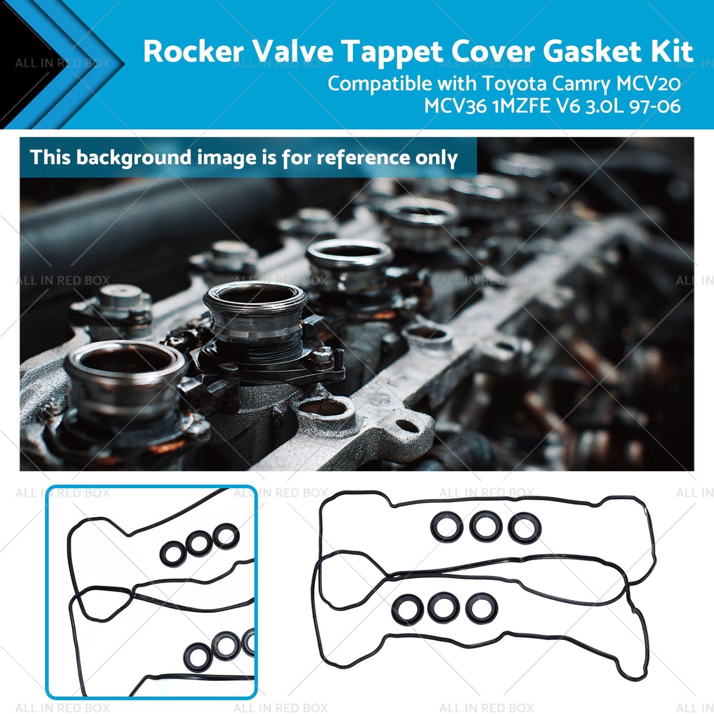 Rocker Valve Cover Gasket for Toyota Camry MCV20/36 V6 3.0L (1997-2006)