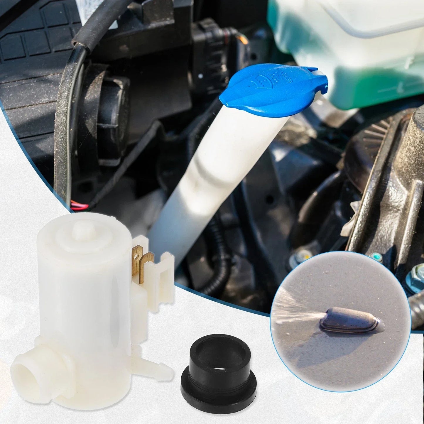 Windshield Washer Pump for Honda CR-V 1997-2001 (2 x Motors)