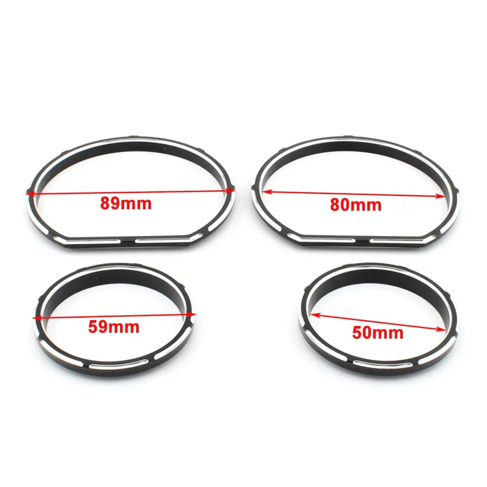 Chrome Instrument Board Gauge Bezel for Harley Touring Electra Street Glide (2009-2023)