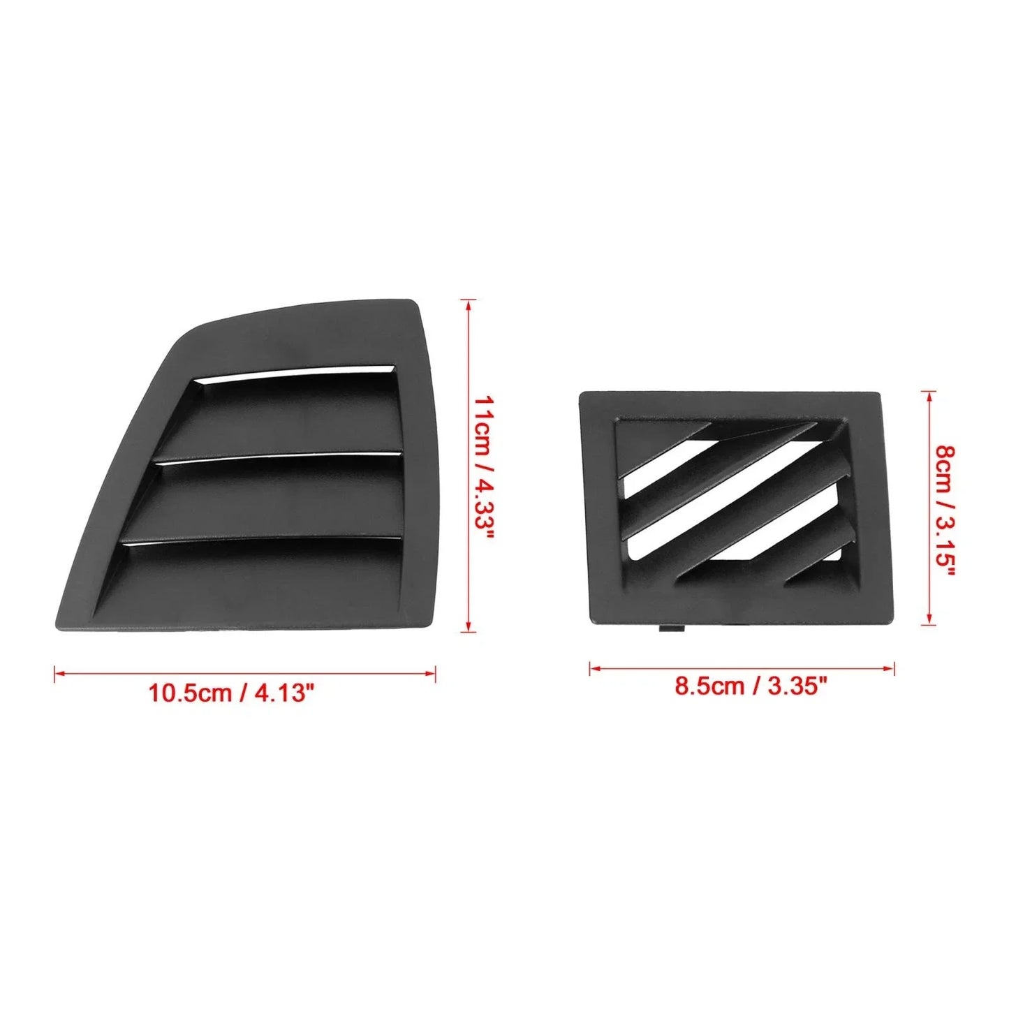 Front Air Vent Grille Cover Set for Dodge Charger, Magnum (2005-2007)