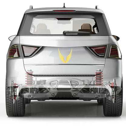 3D PVC Wing Scratch Sticker Decal for Car