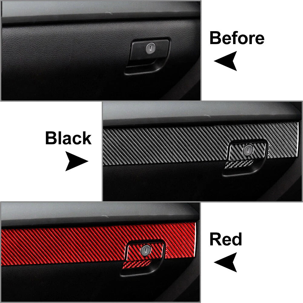 RHD Co-Pilot Glove Box Cover Trim for Toyota Tundra (2014-2021) Black
