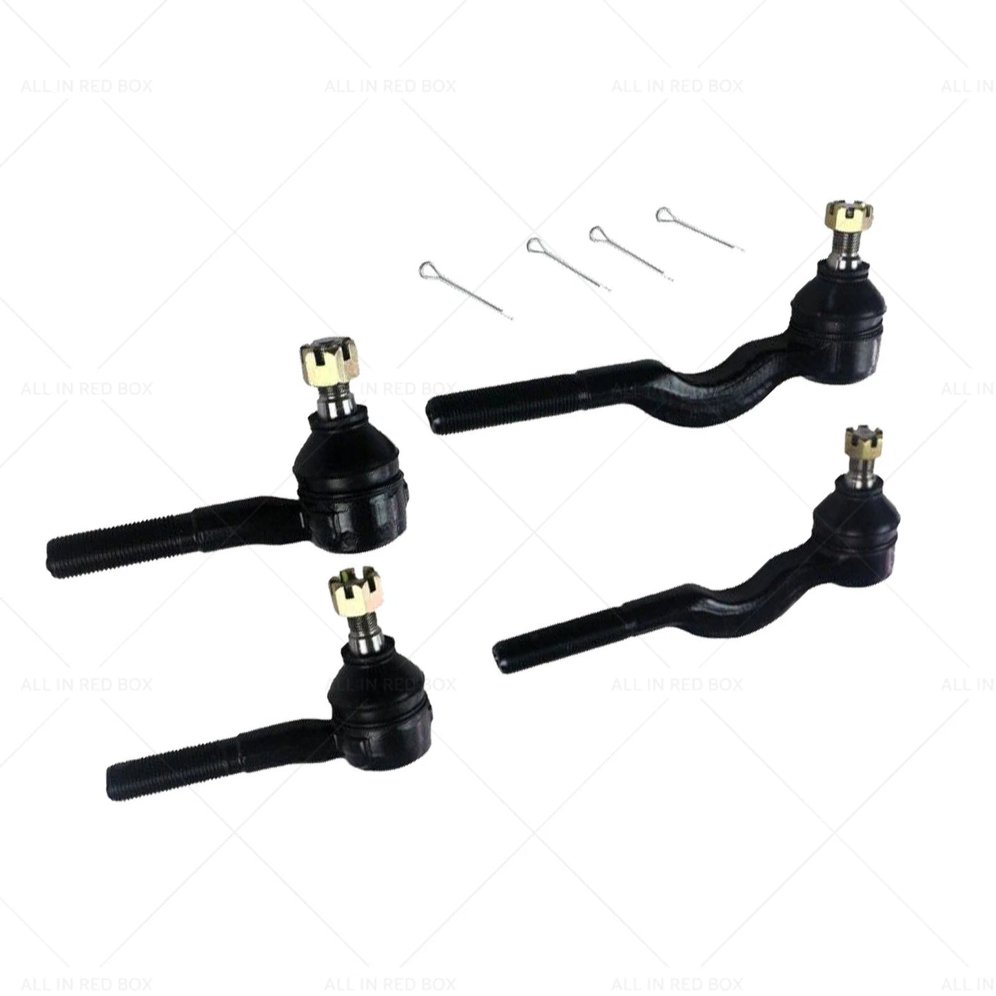 4pcs Inner Outer Tie Rod Ends for Mitsubishi Triton MK 1996-2006