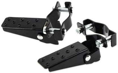 Clamp-on Steel Axle Foldable Foot Step Pegs for MTB BMX Bike