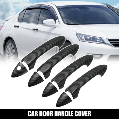 Door Handle Covers for Honda Accord & Honda Pilot - Carbon Fiber Pattern