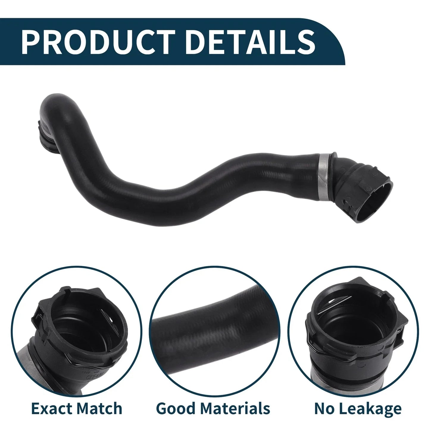 Radiator Hose for BMW X3 2.0L sDrive30i Cooling System (2018-2019)