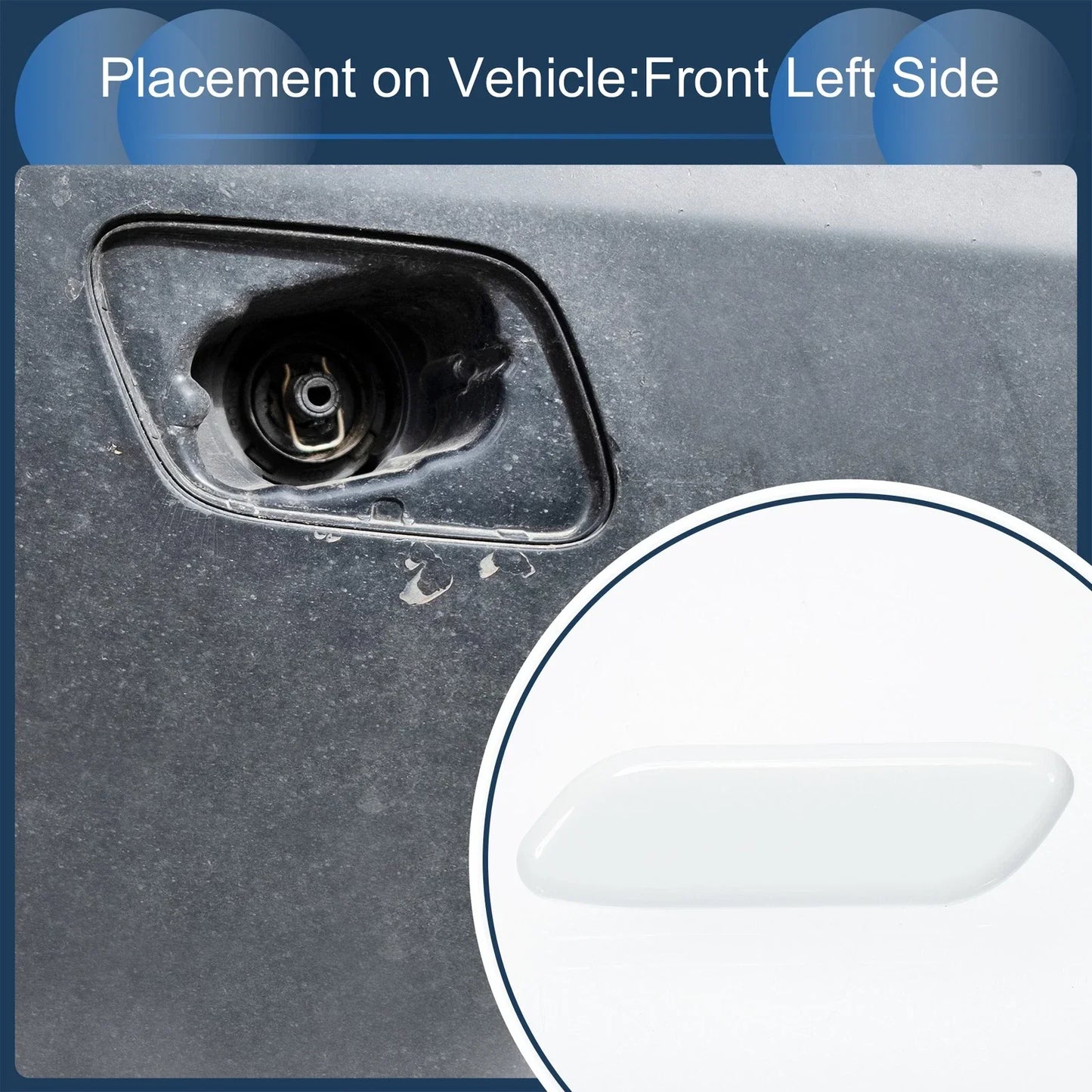 Front Left Washer Nozzle Cover for Honda Accord, Spirior CU1 CU2 (2008-2015)
