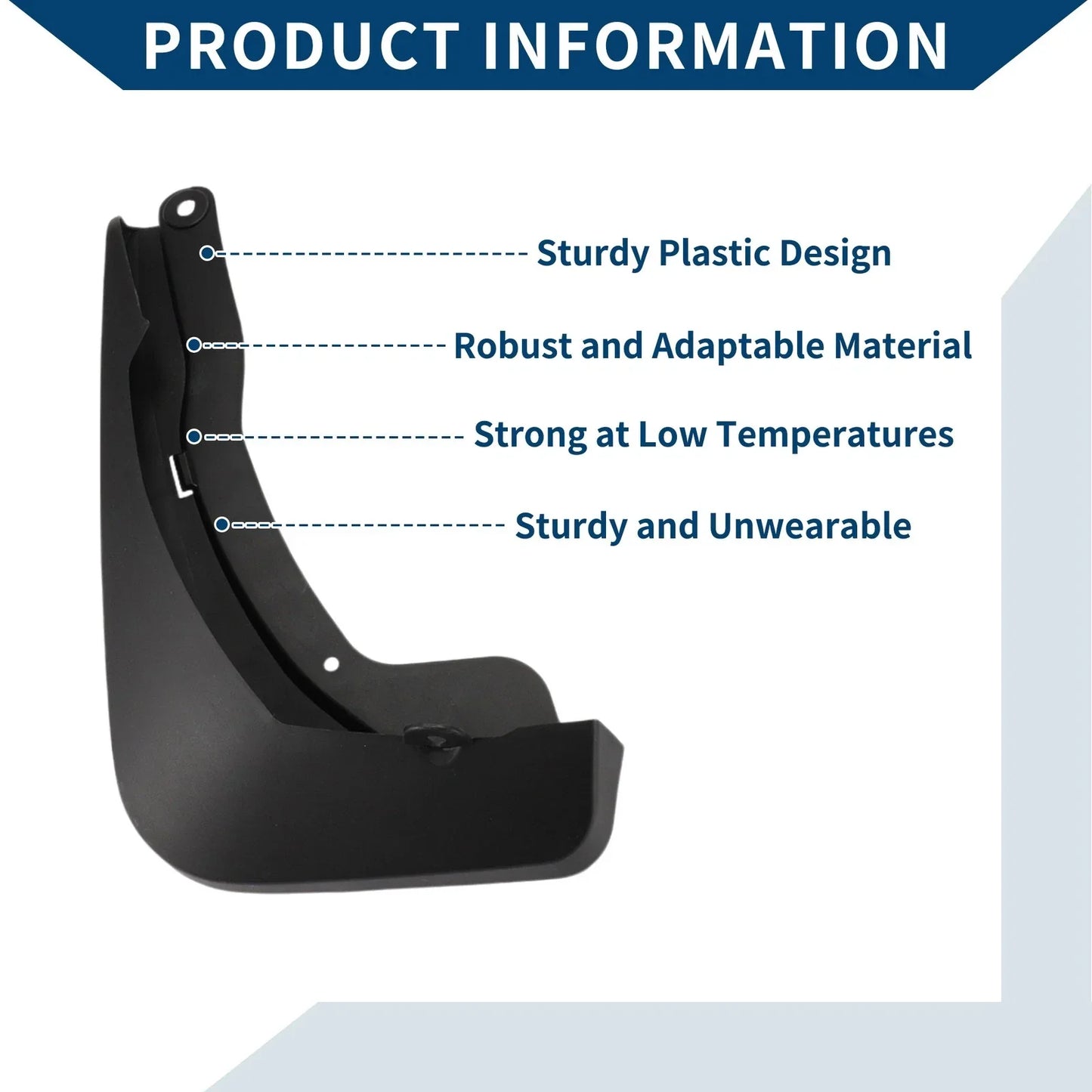 Mud Flaps Splash Guards 2 x Front & Rear for Honda E-NP1 (2022-2024)