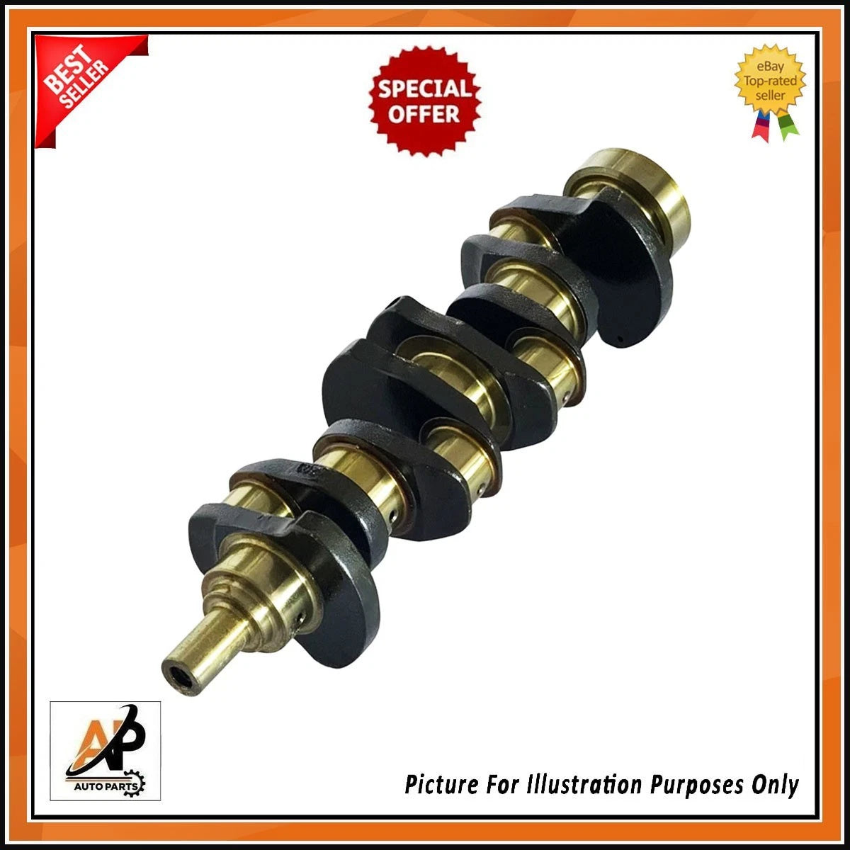 Crankshaft Replacement for Isuzu 4JK1 2.5 Diesel () (2001–2008)