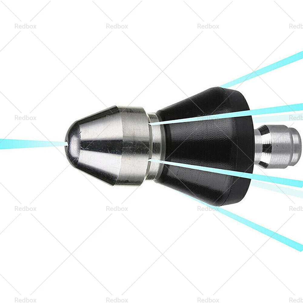 High Pressure Drain Nozzle 1 x Front 6 x Rear Jet for Pressure Washer