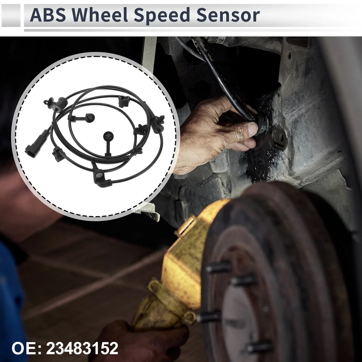 ABS Wheel Speed Sensor for Chevrolet Malibu (2013-2015) 1 x Rear Right