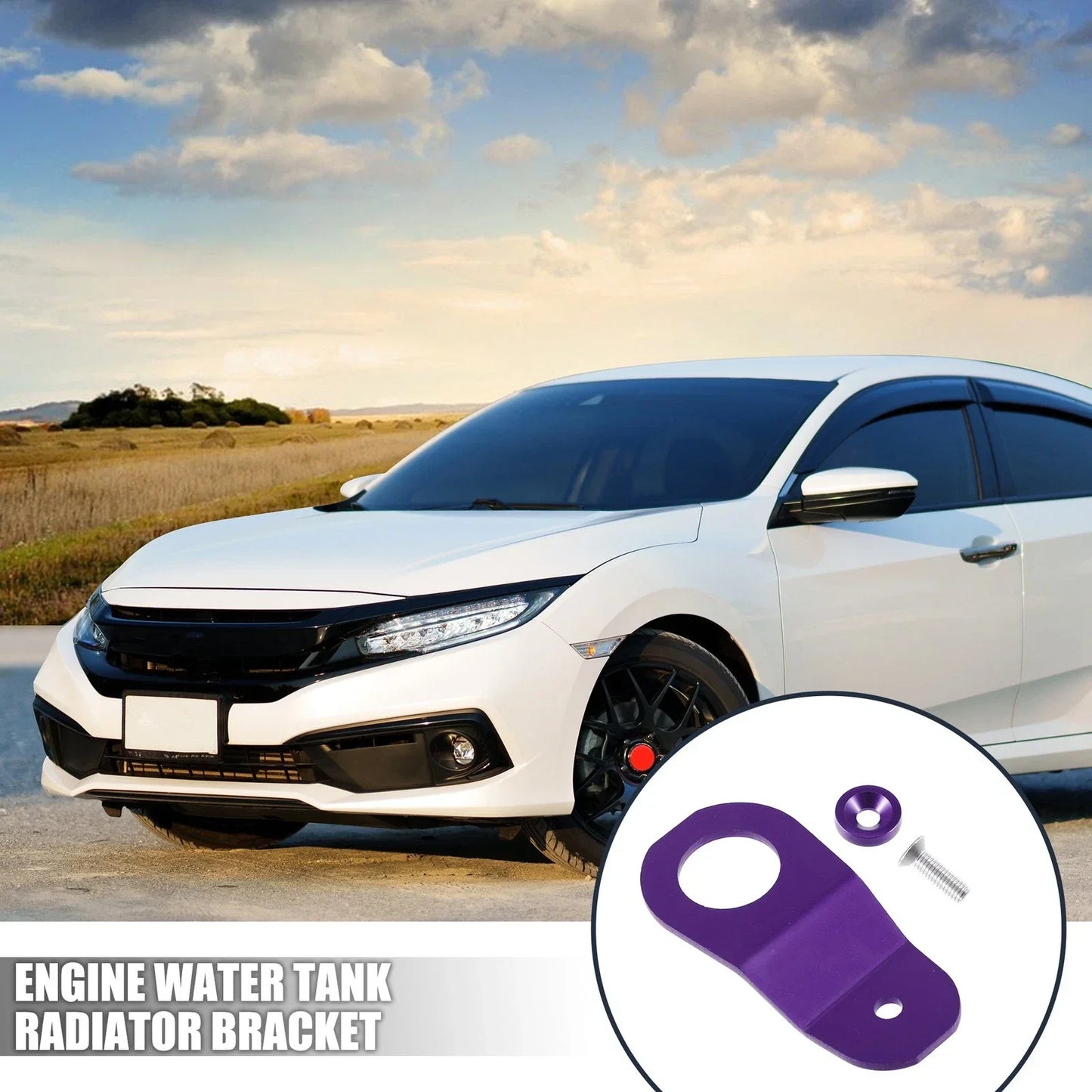 Aluminum Alloy Water Tank Radiator Bracket for Honda Civic