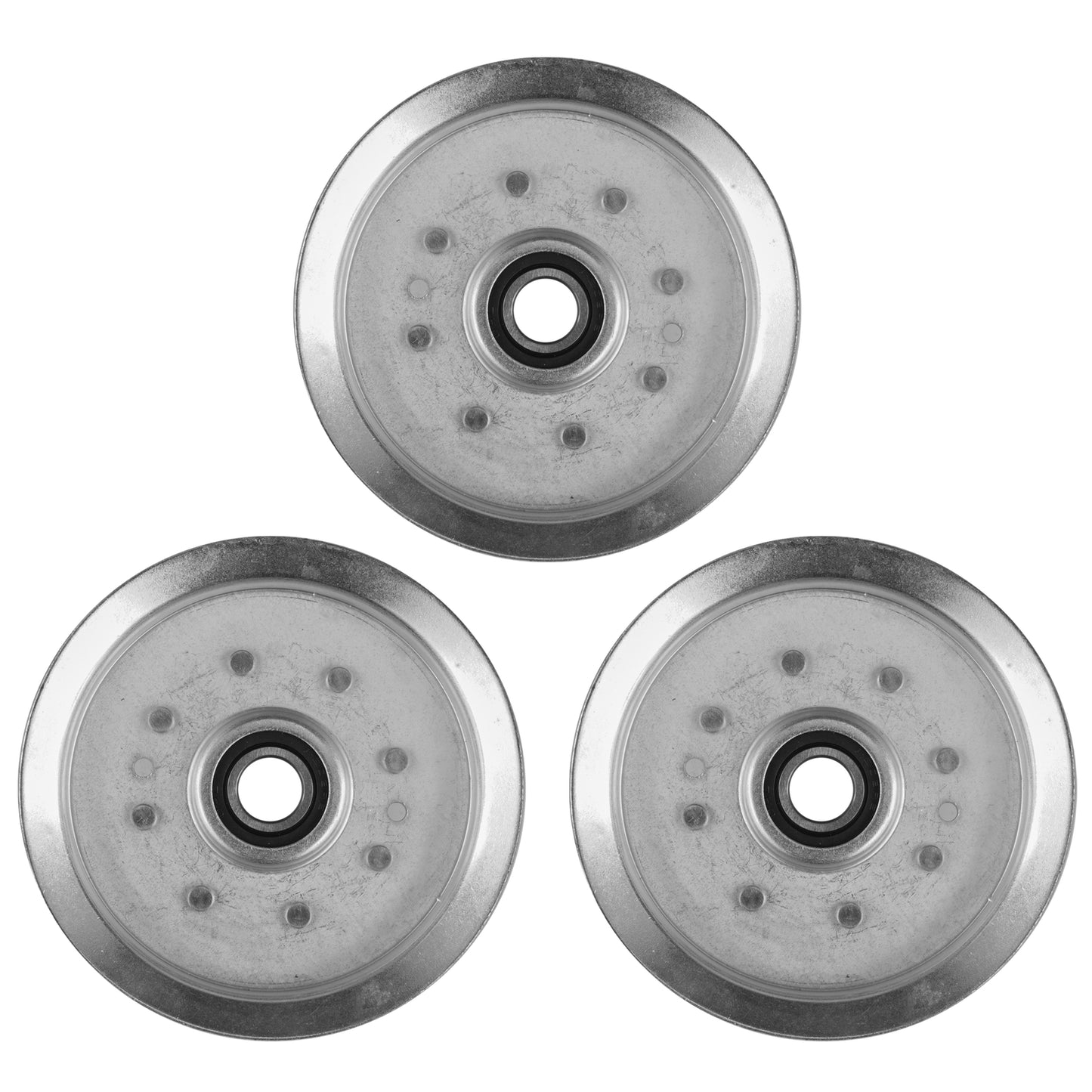 Deck Idler Pulley Sheave for John Deere 190C LA175 100 Series Tractor (Qty 3) (1999–2015)