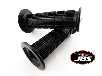 Black Hand Grip Set for Kawasaki KZ400 (1974-1979) - Left & Right Pair
