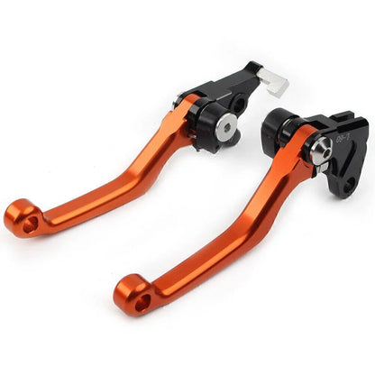 Dirt Clutch Brake Levers for Kawasaki KLX250 D-TRACKER (1993-1997) - ORANGE