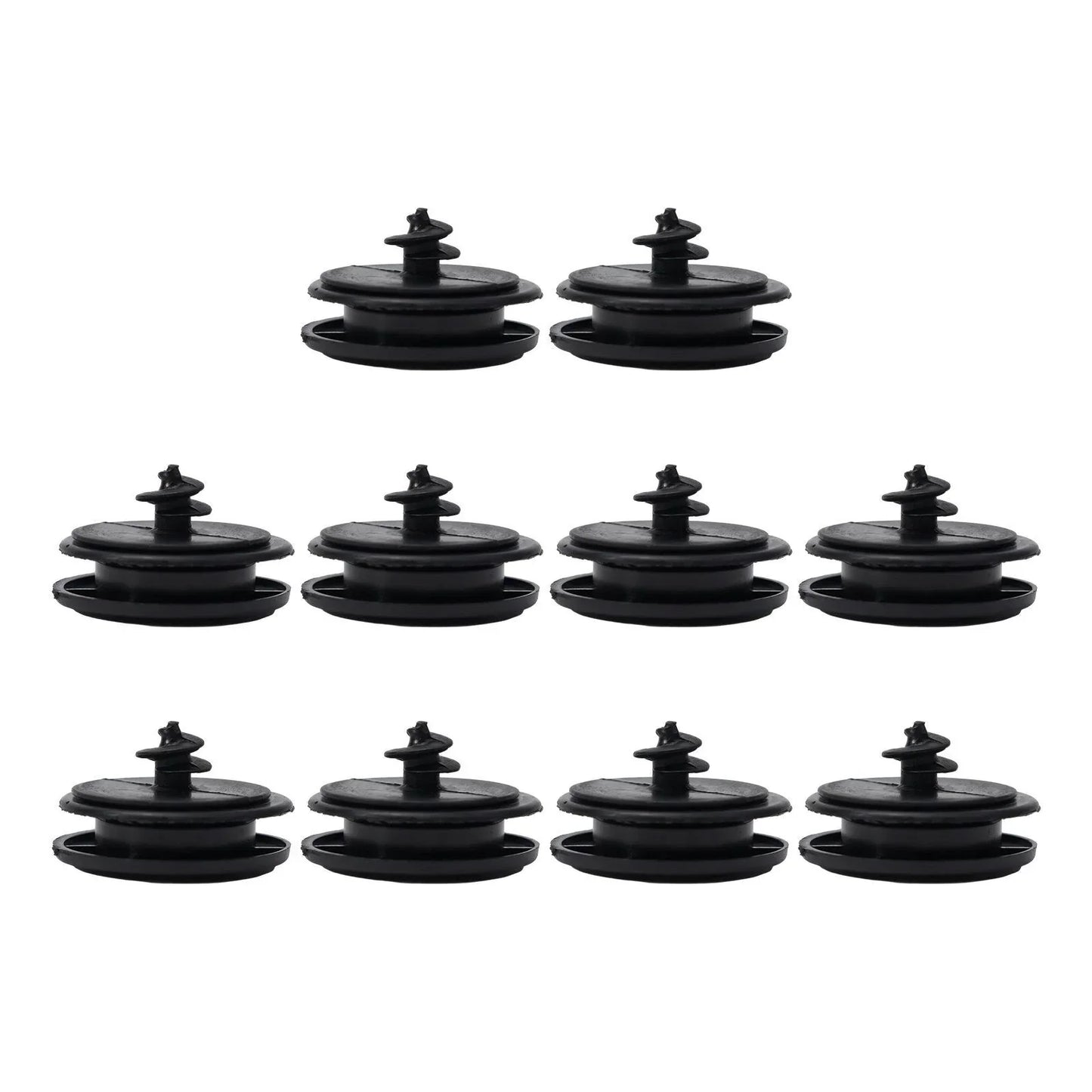 2 x Car Floor Mat Anti-Slip Clip Auto Carpet Fixing Grips Clamps Holders Black