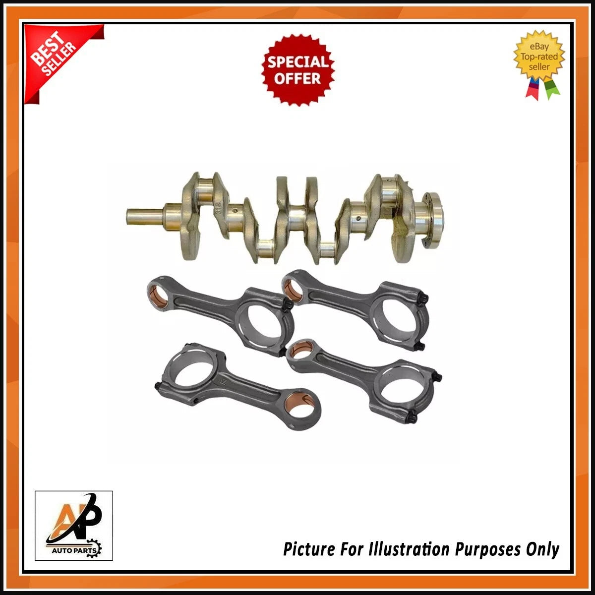 Crankshaft OEM Replacement for Ford Tourneo Custom 2.0 EcoBlue (2018–2024)
