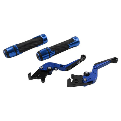 Blue Extendable Brake Clutch Levers Grip Set for Honda ADV150 (2019-2020)