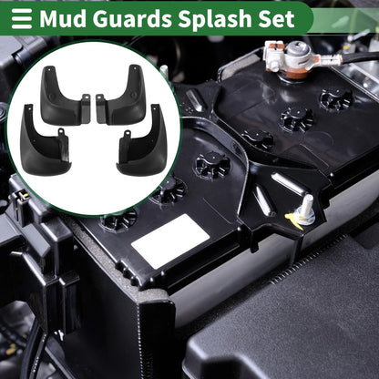 Mud Flaps Splash Guards for Hyundai Elantra 2002-2007 with Mount Accessories