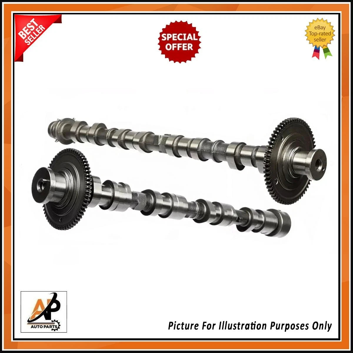 Camshaft Set Replacement for Mazda 2.2L Diesel with Skyactiv Rocker () (2009–2014)