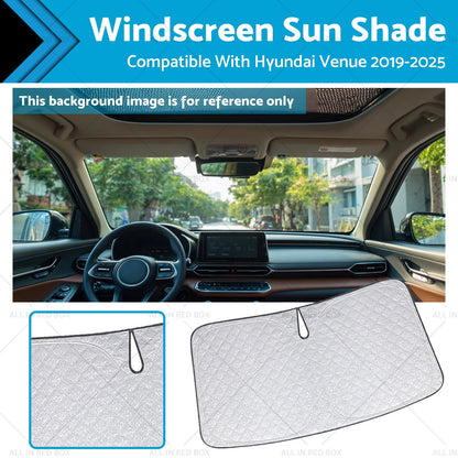 6-Layer Front Sun Shade Visor for Hyundai Venue (2019-2025)