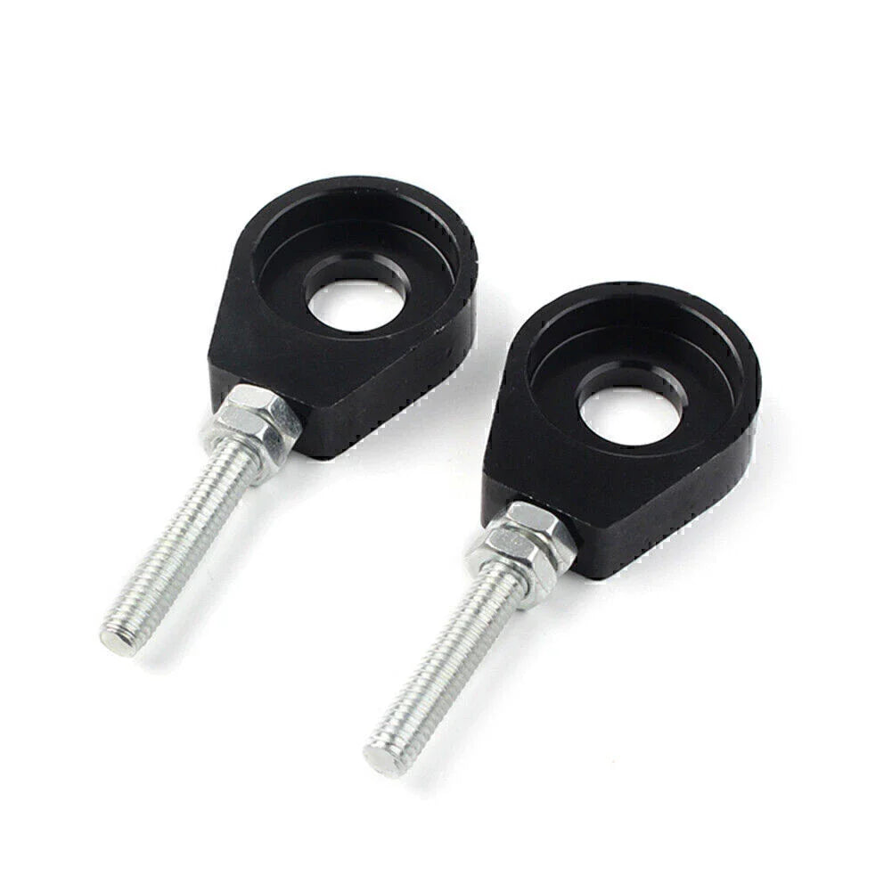Black 12mm Chain Adjuster Block Tensioners for Pit Quad Dirt Bike ATV CRF50