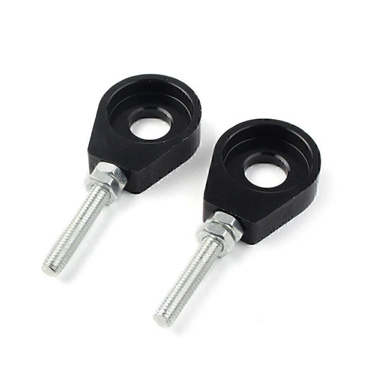 Black 12mm Chain Adjuster Block Tensioners for Pit Quad Dirt Bike ATV CRF50