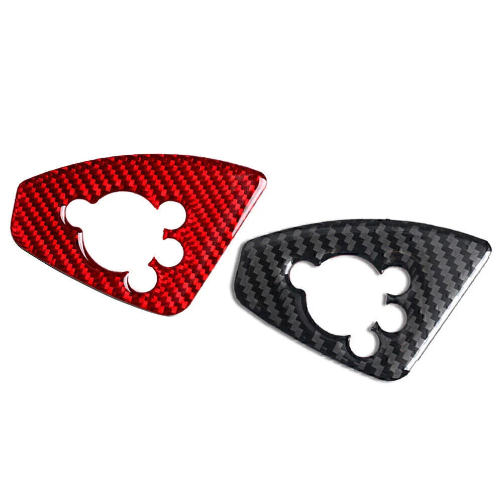 Carbon Fiber Door Lock Button Cover Trim for Audi TT TTRS (2008-2014)